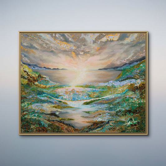 Originalverk ”Day One”, storlek 83×103 cm, konstnär Nina Björk