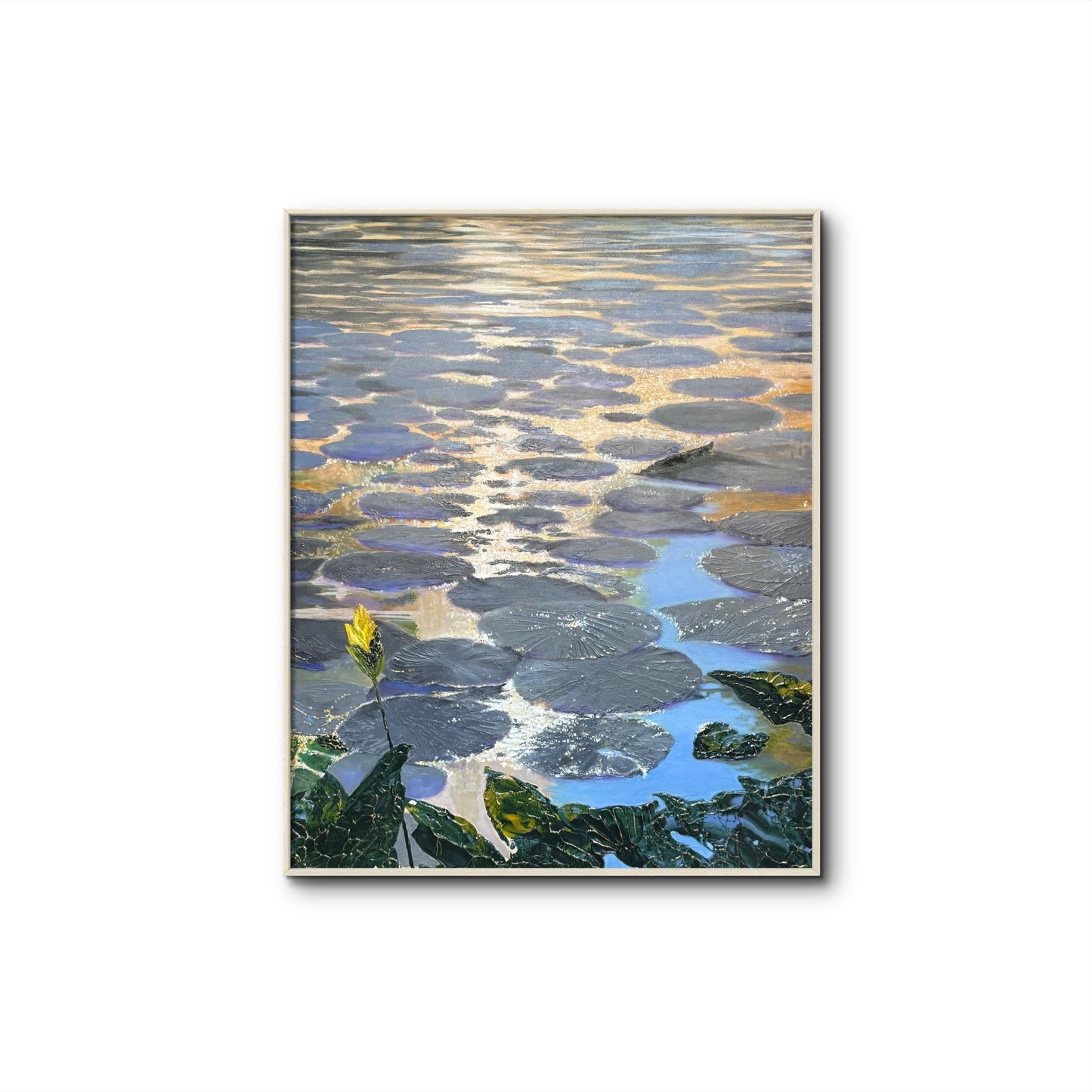 Golden light on Lily petals