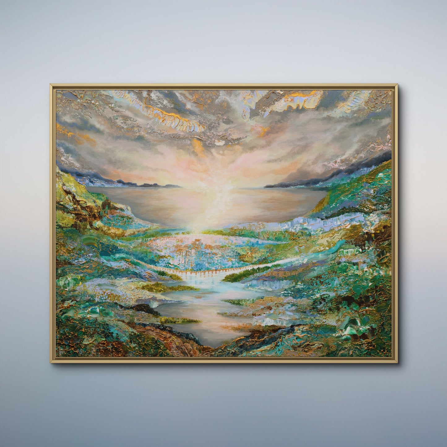 Originalverk ”Day One”, storlek 83×103 cm, konstnär Nina Björk 