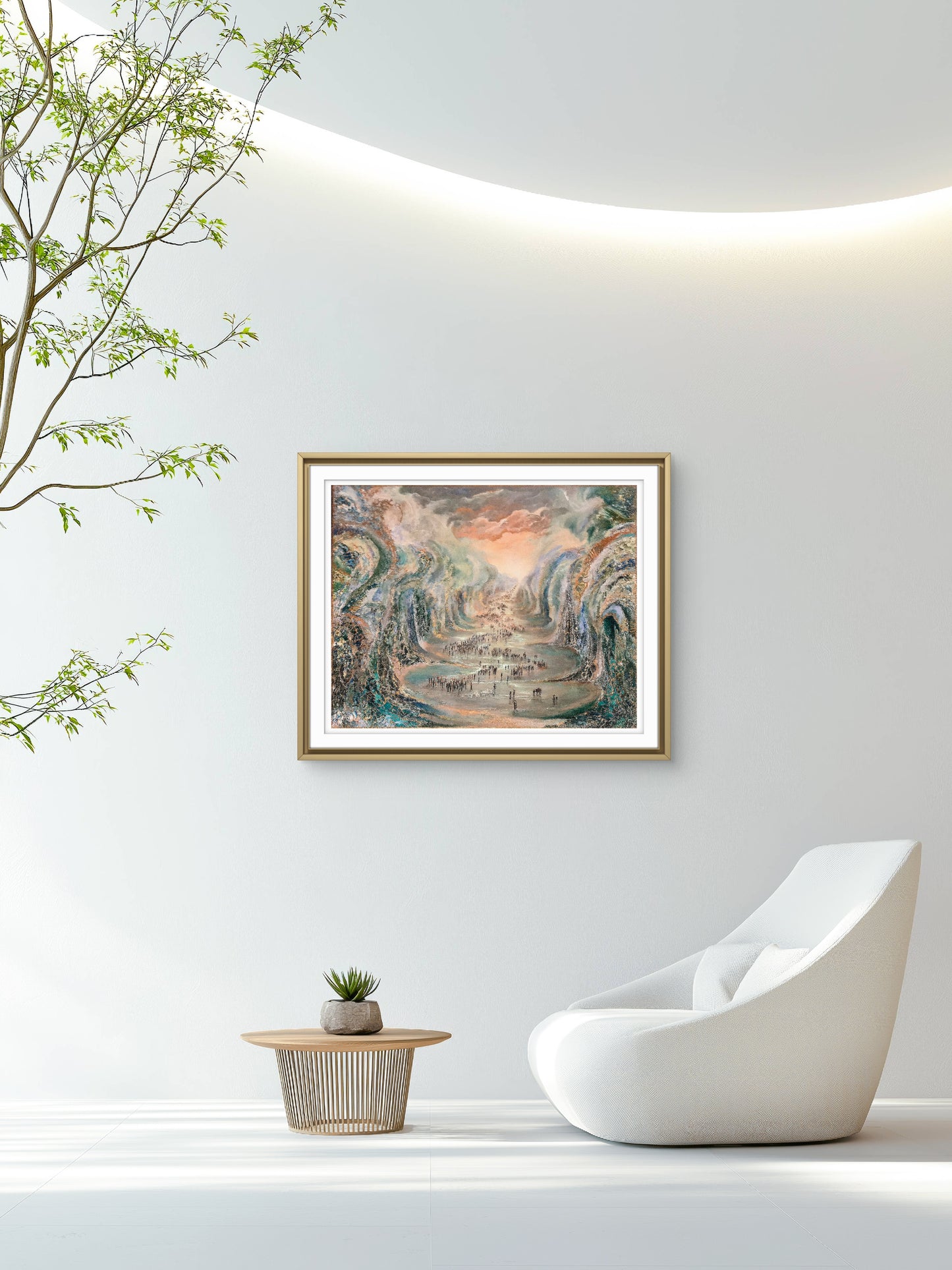 Fine art print Exodus i hemmiljö. Konstnär  Nina Björk