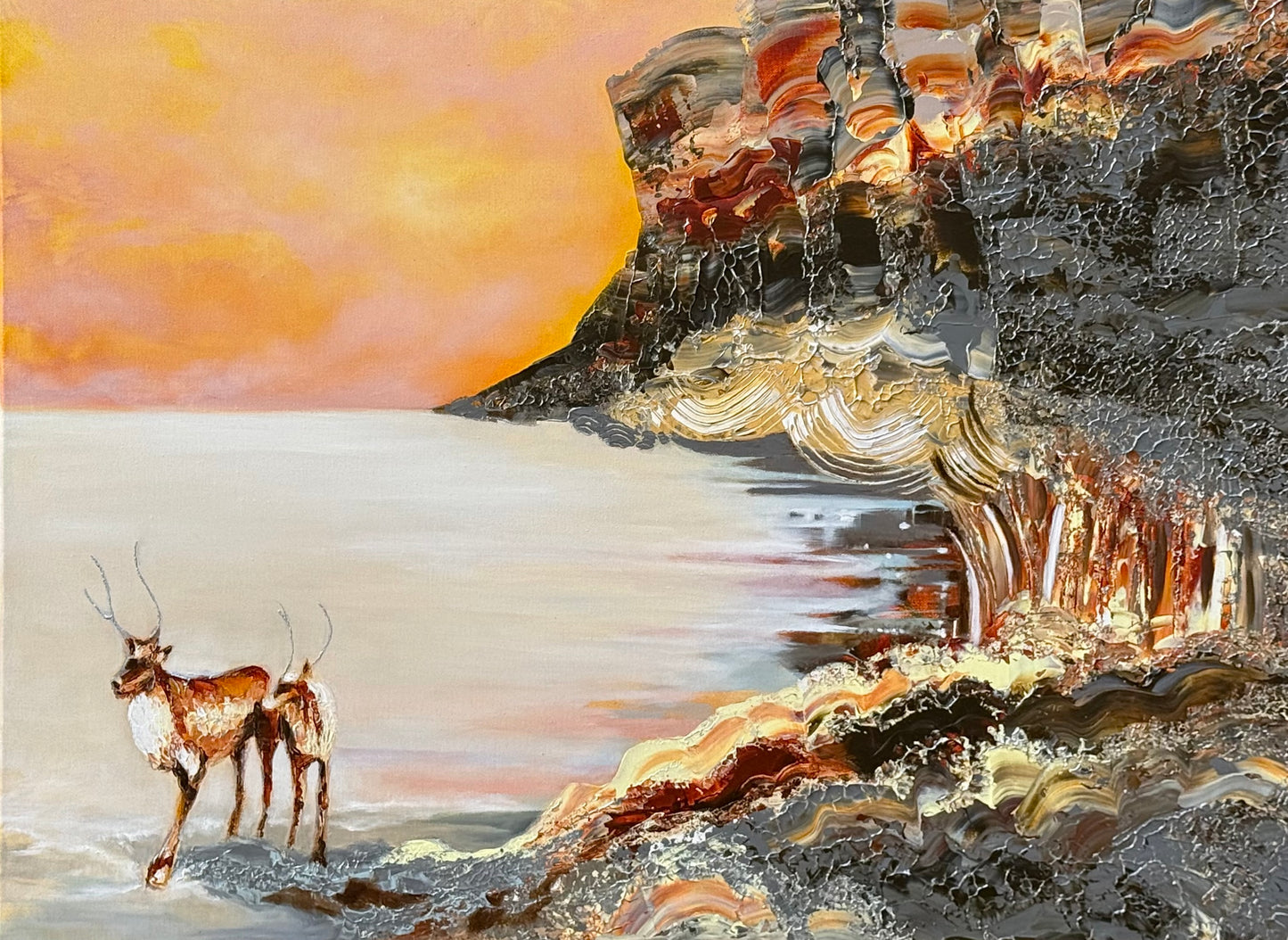 First step out - original