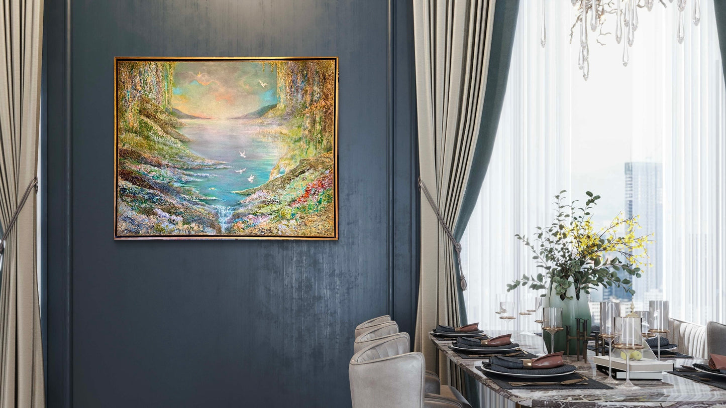 Konst i hemmiljö  ”Garden of Emunah” av Nina Björk 