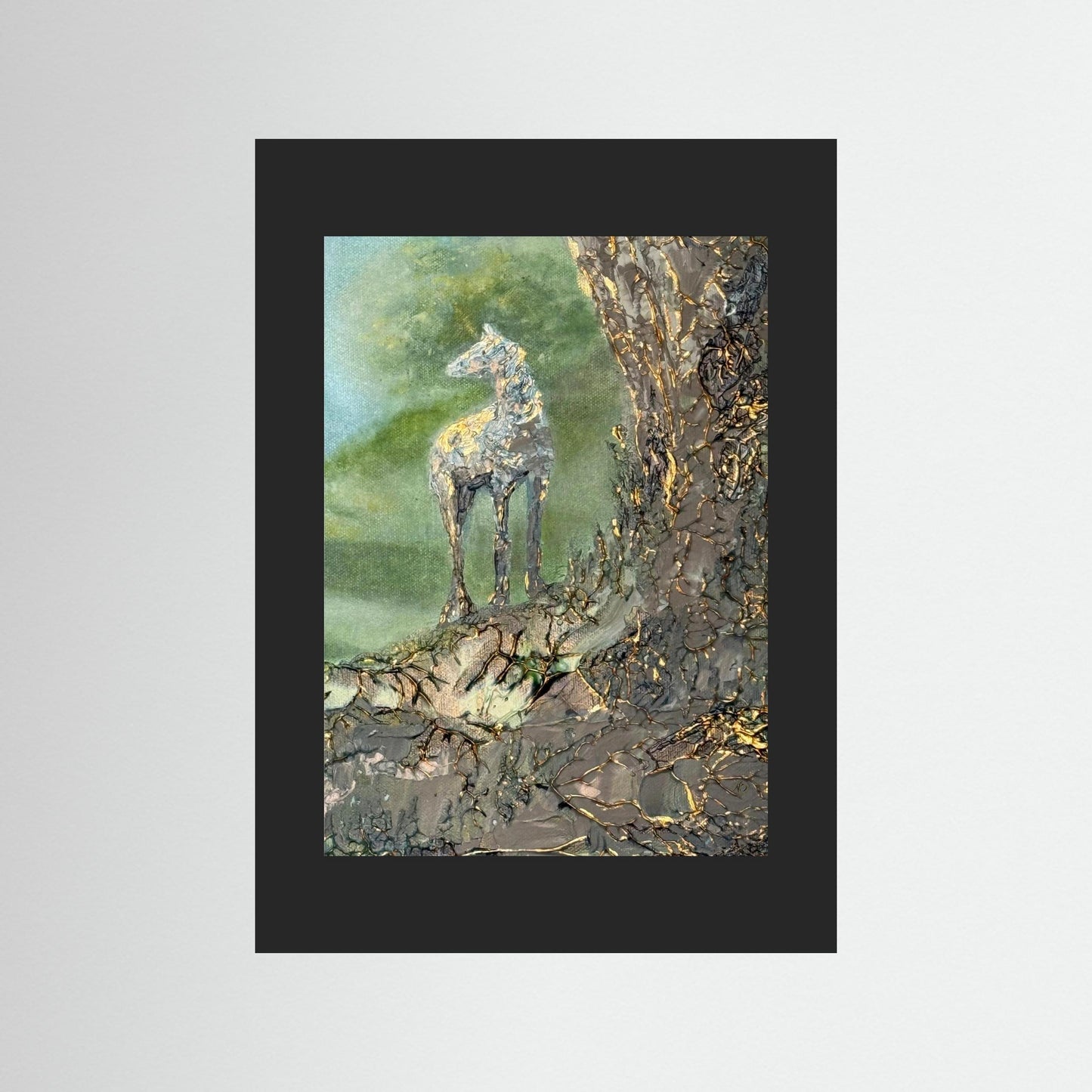 Golden horse fine art prints