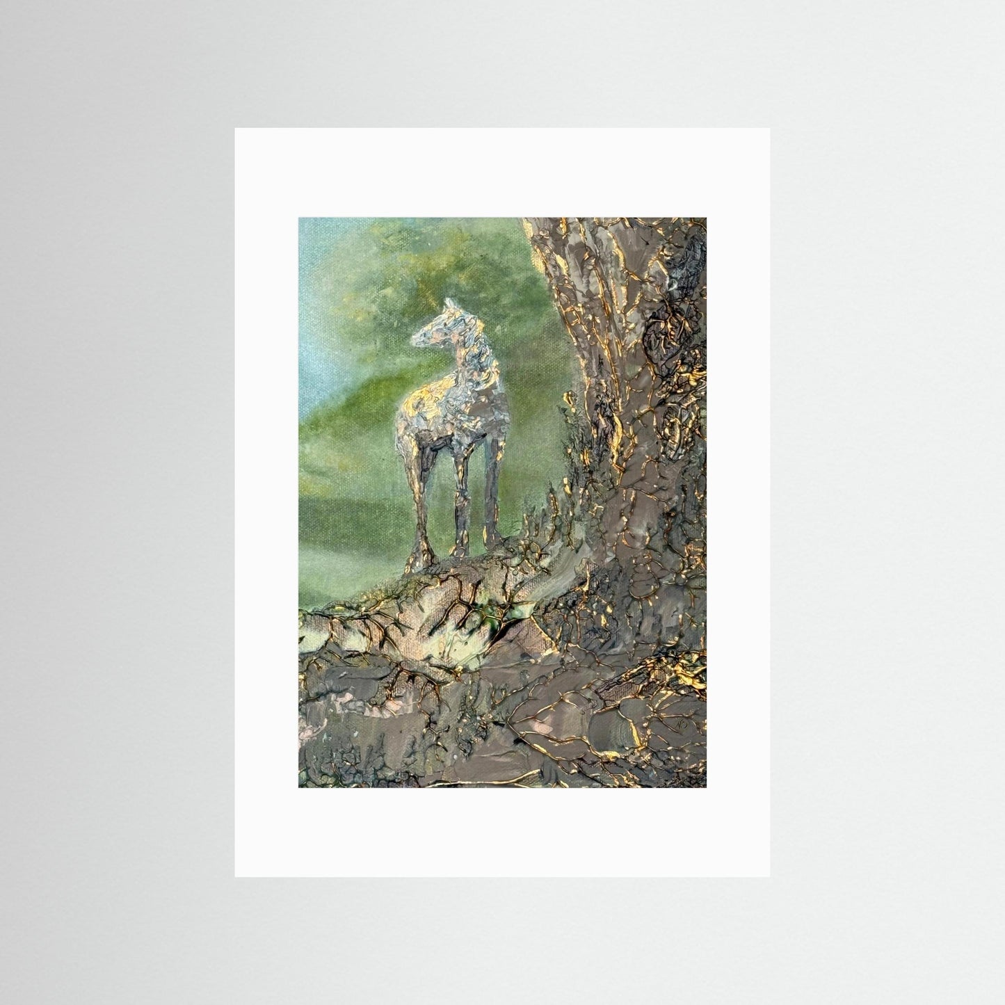 Golden horse fine art prints