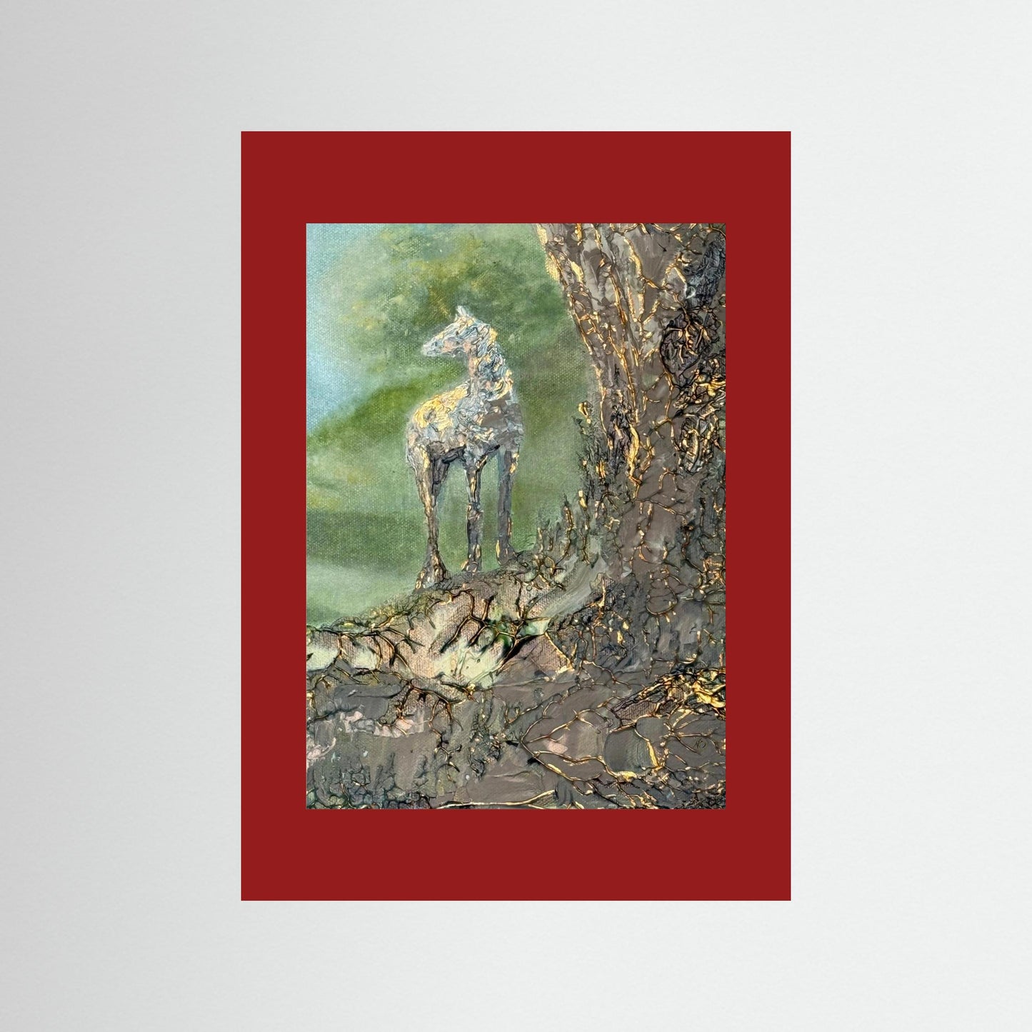 Golden horse fine art prints